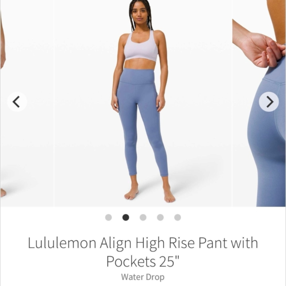 lululemon athletica Align High Rise Pant in Blue